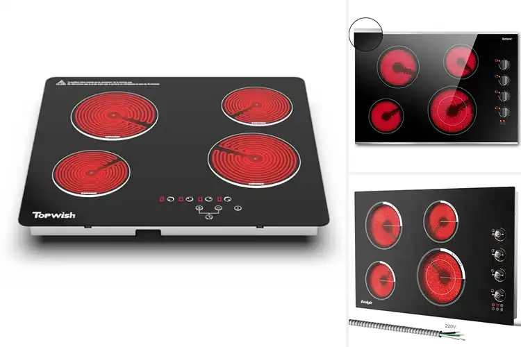 Detailed view of Best 4 Burner Cooktops