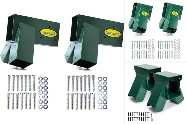 Detailed view of Best Backyard Swing Set Brackets