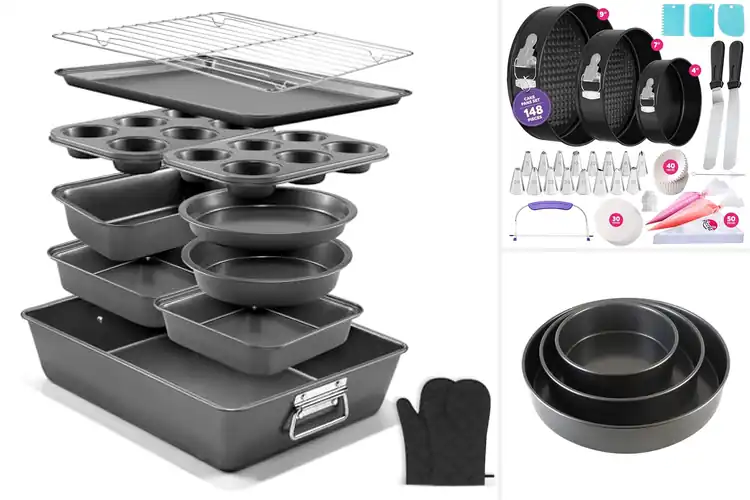 Detailed view of Best Cake Pan Sets for Perfect Baking Results
