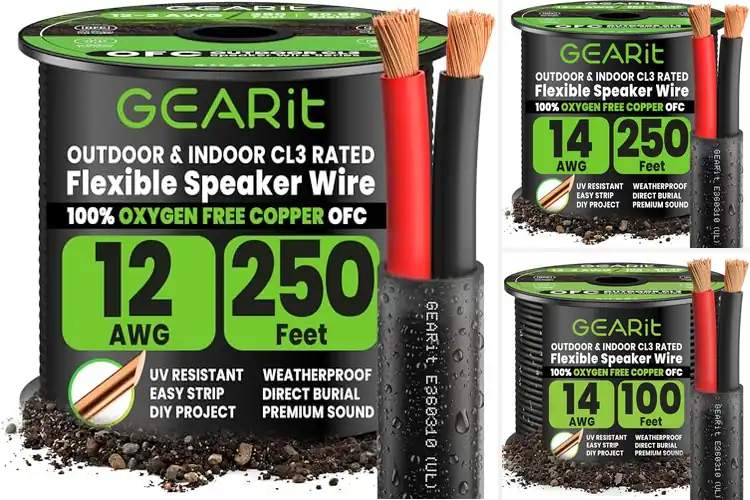 Detailed view of Best CL3 Rated Speaker Wires