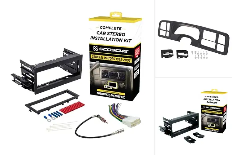 Detailed view of Best GM Truck Stereo Dash Kits for Easy Install