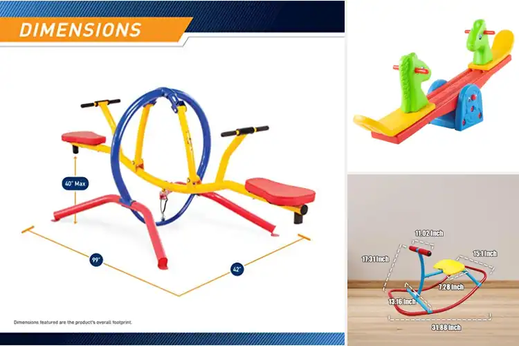 Detailed view of Best Indoor Seesaws