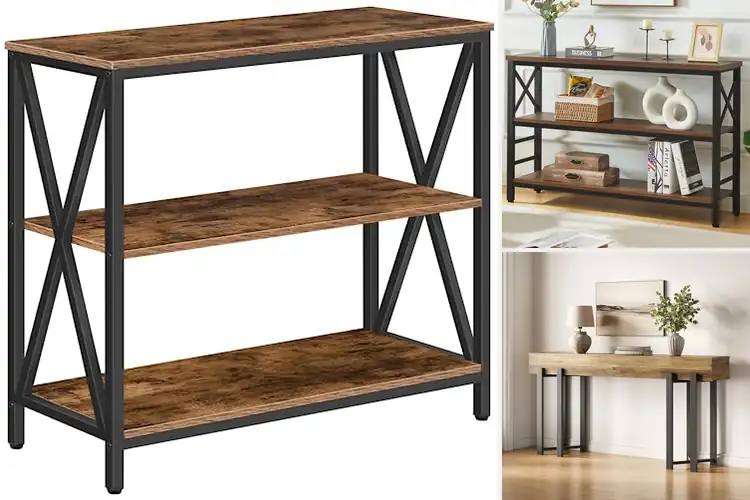 Detailed view of Best Industrial Console Table