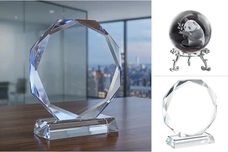 Detailed view of Best Laser Engraved Glass Decors