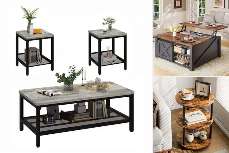 Detailed view of Best Living Room Tables for Style, Space & Function