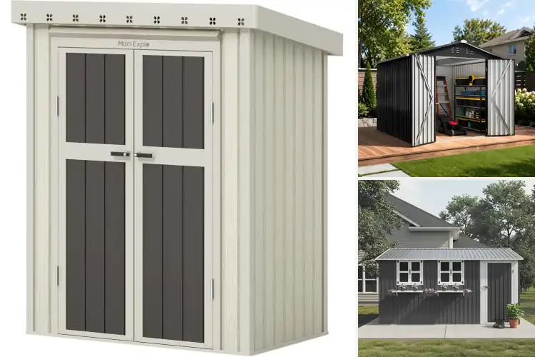 Detailed view of Best Lockable Backyard Storage Sheds