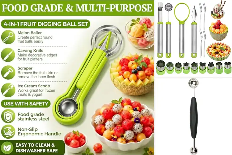 Detailed view of Best Melon Baller Scoop Sets