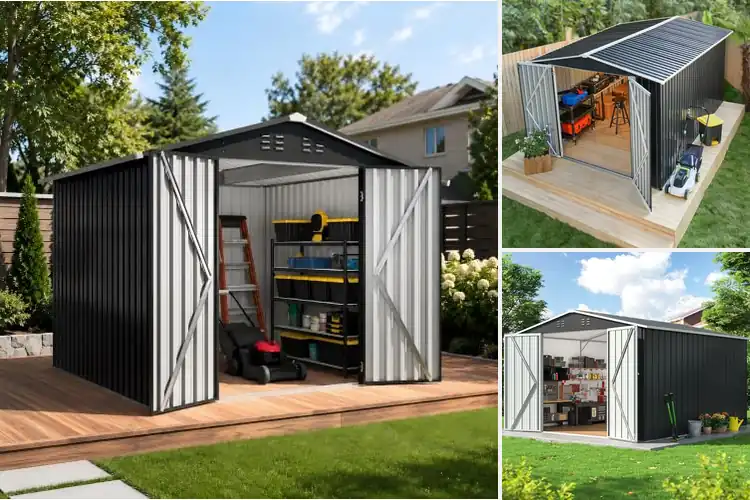 Detailed view of Best Outdoor Metal Storage Sheds