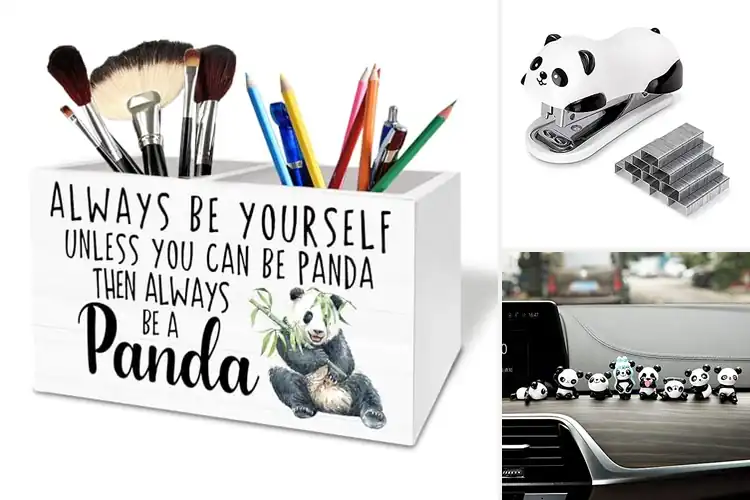 Detailed view of Best Panda Desk Decor