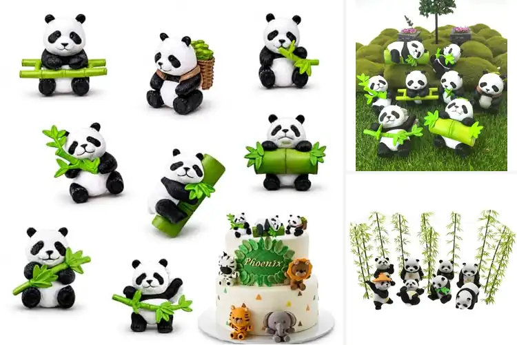 Detailed view of Best Panda Figurine Collections