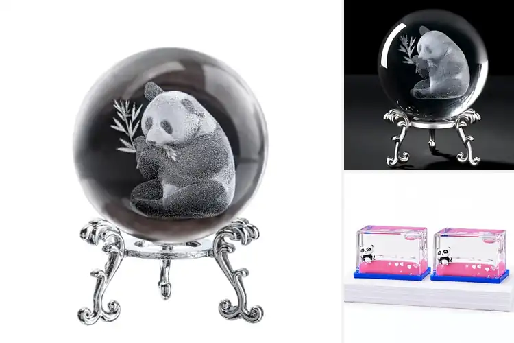 Detailed view of Best Panda Paperweights: Cute Desk Charm Picks