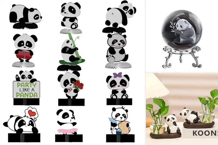 Detailed view of Best Panda Table Centerpieces: Playful Charm for Any Room