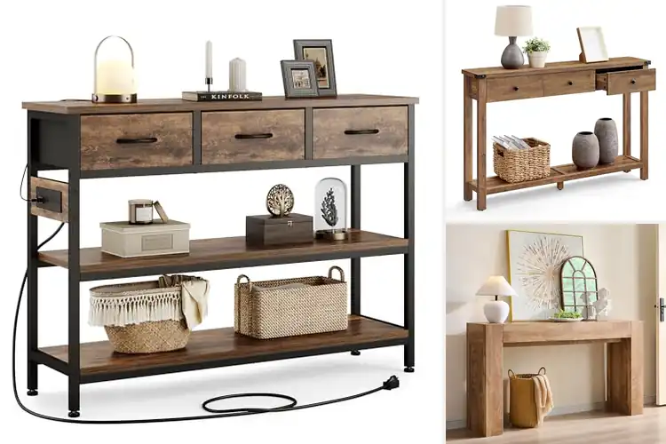 Detailed view of Best Sofa Tables With Drawers: Top 10 Stylish Picks