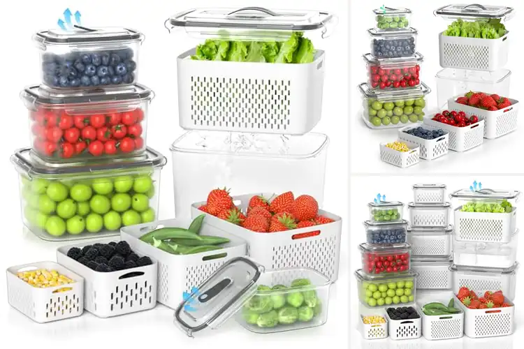 Detailed view of Best Vented Fruit Containers