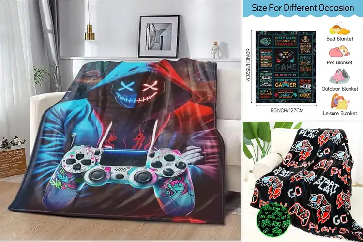 Detailed view of Best Video Game Blankets For Kids