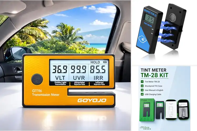 Detailed view of Best Window Film Meters