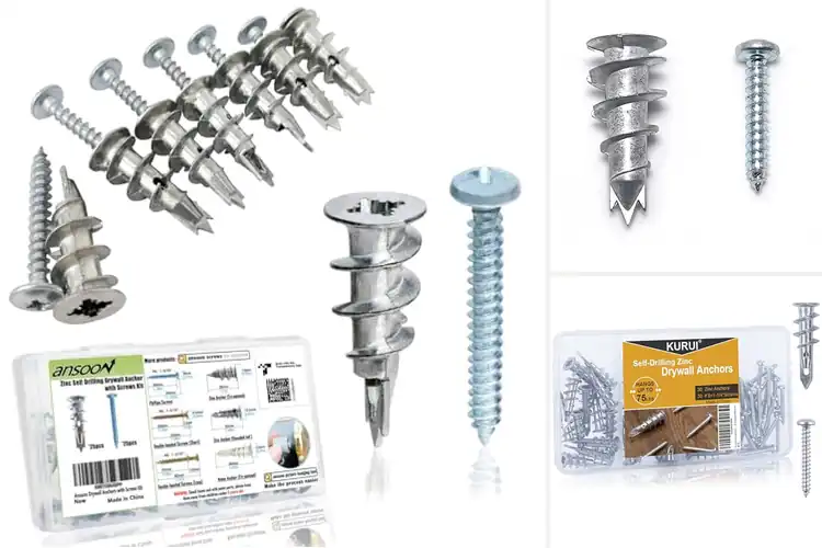 Detailed view of Best Zinc Anchors for Strong Wall Mounting
