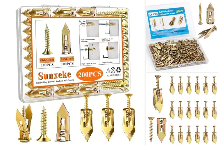 Detailed view of Best Zinc Coated Anchors: Top Picks for Damage-Free Hanging
